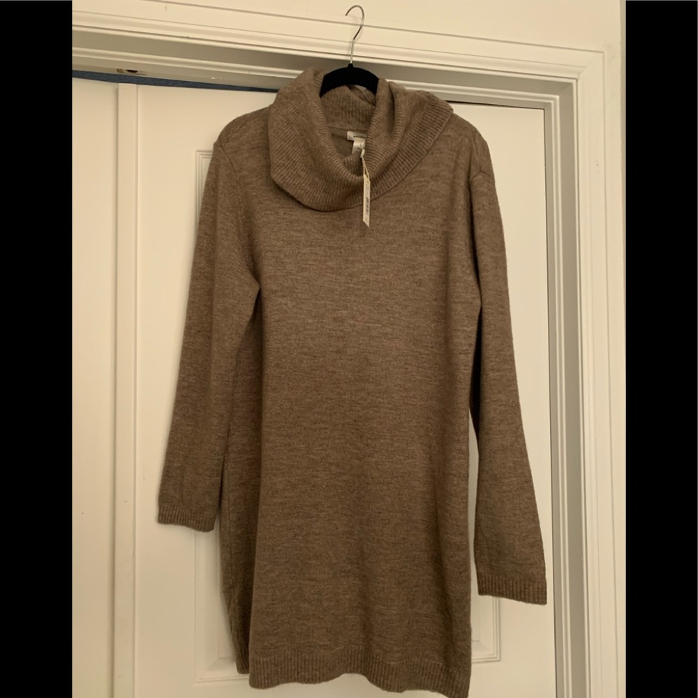 Max Studio cowel neck sweater dress